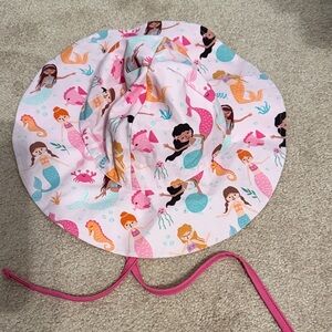 Caden Lane Pink Mermaid infant  Sun Hat size 3-6 months